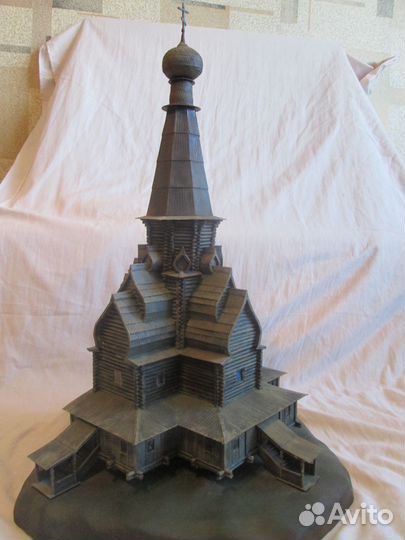 Макет Церкви Успенской 1674г. Описание ниже
