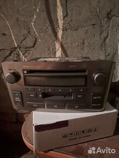 Штатная автомагнитола тойота авенсис т250
