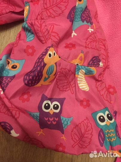 Ветровка для девочки 80 и флисовые кофты 12-24