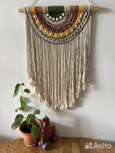 Настенное панно макраме