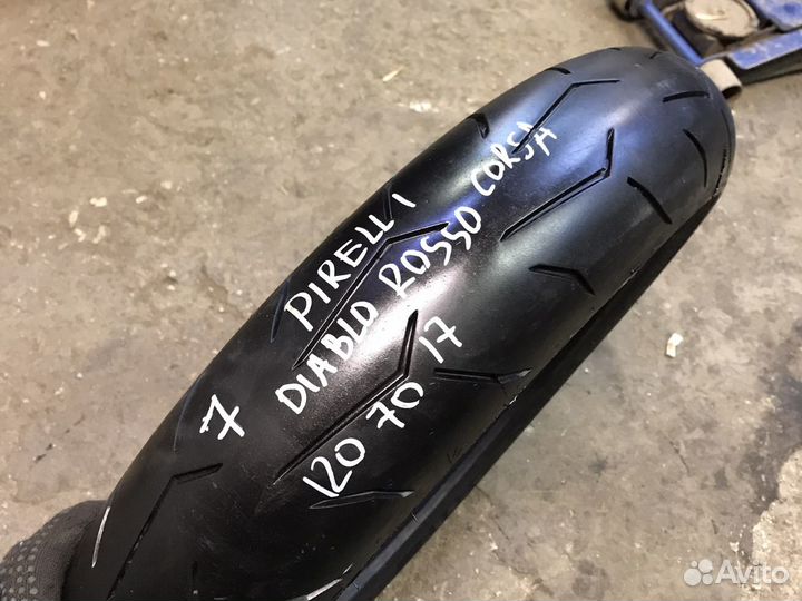 120/70/17 R17 pirelli diablo rosso corsa (сервис)