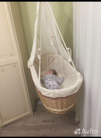 Люлька колыбель плетеная