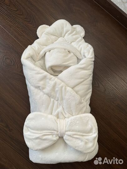 Конверт одеяло на выписку зима