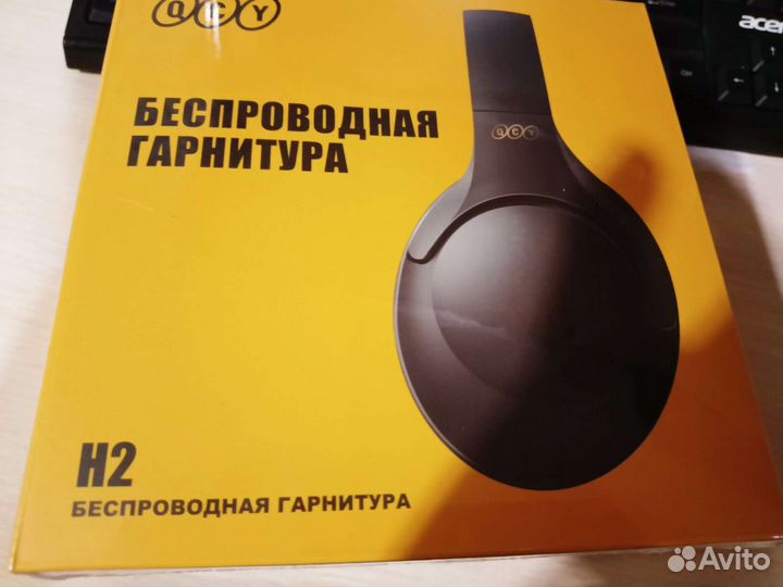 Беспроводные наушники qcy H2 новые