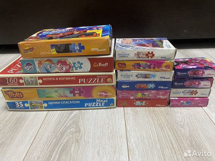 Пазлы пакетом