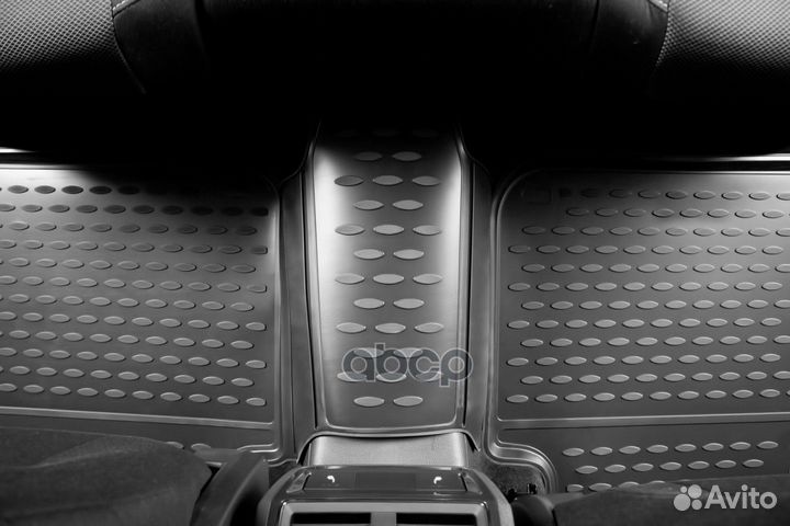 Коврики 3D в салон полиуретан 4 шт. (увеличенная