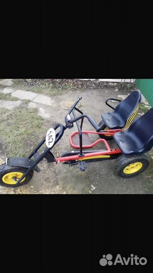 Веломобиль двухместный berg