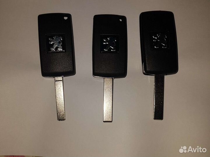 Ключ корпус Peugeot