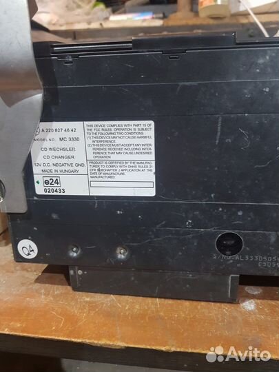 DVD/CD- чейнджер, блок навигации на мэрседес W220