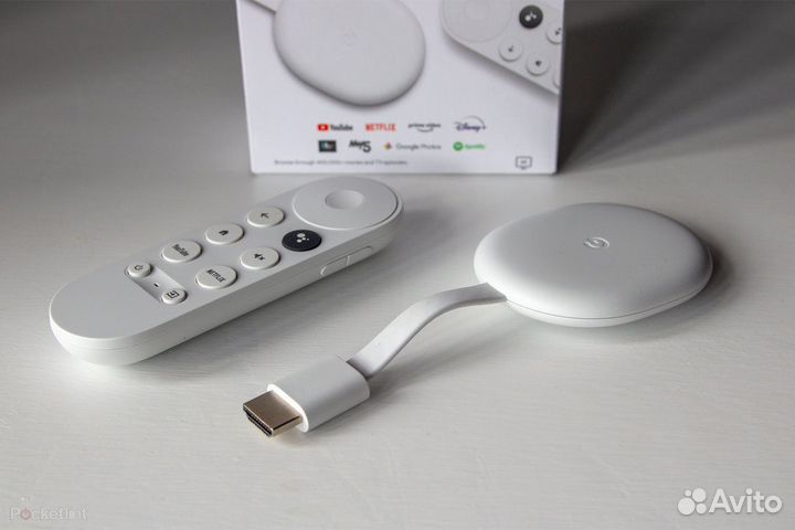 Тв-приставка Google Chromecast c Google TV Белый