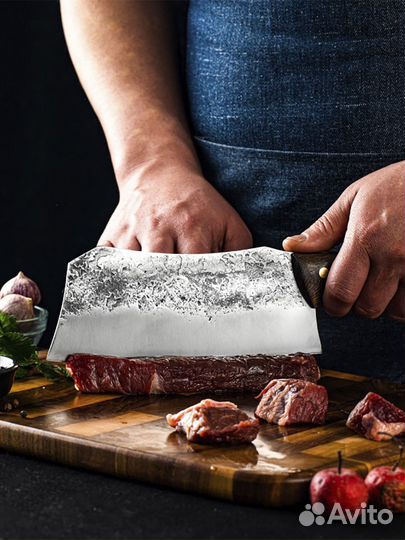 Кованый нож ручной работы bigknif 3