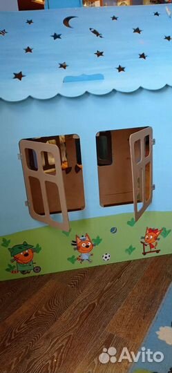 Детский игровой домик из дерева