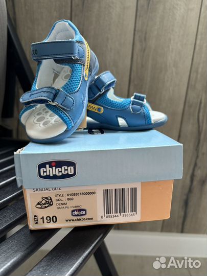 Сандалии chicco 19