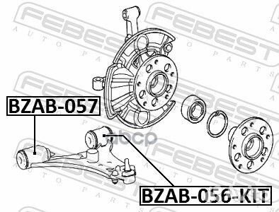 Mercedes benz A-class 169 2003-2012 bzab-057 Fe