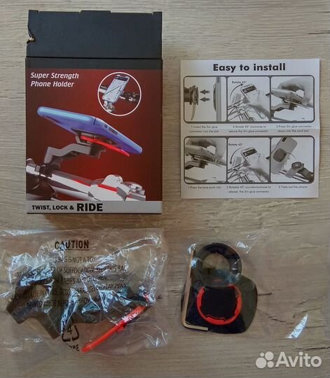 Держатель телефона на руль вело, мото, самокат