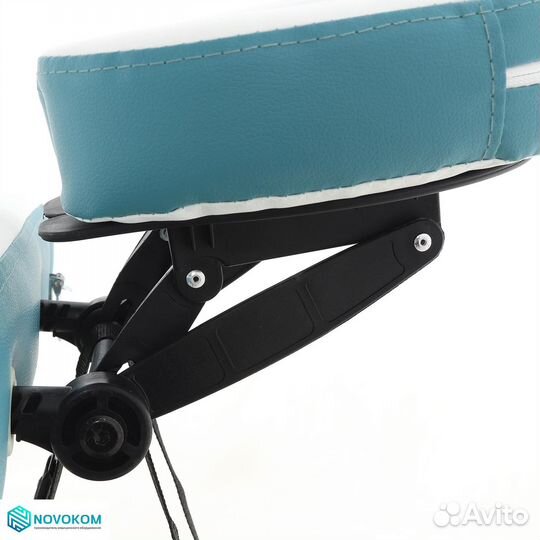 Стол массажный jfal01A NEW 2020 бело-бирюзовый