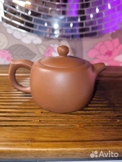 Заварочный чайник из пурпурной глины 240 мл