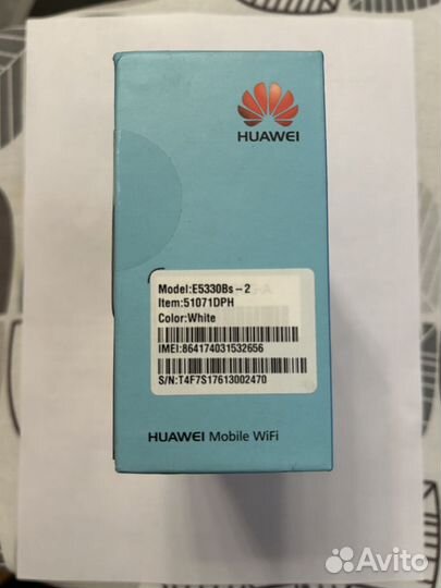 Портативный роутер Huawei E5330