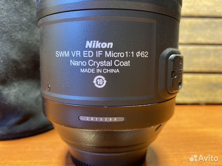 Объектив Nikon AF-S Micro 105 mm f/2.8G VR