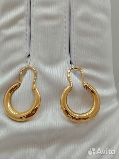 Золотые серьги