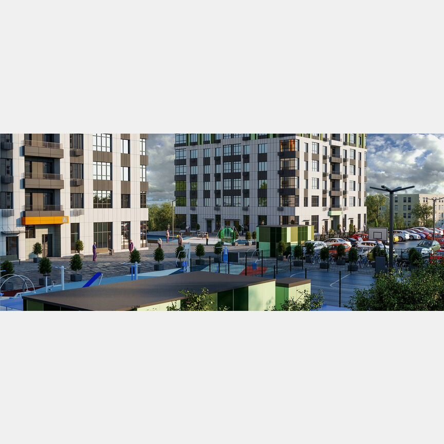 1-к. квартира, 51,3 м², 2/23 эт.