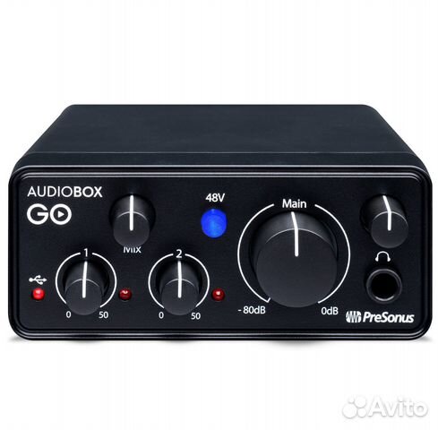 Аудиоинтерфейс PreSonus AudioBox GO