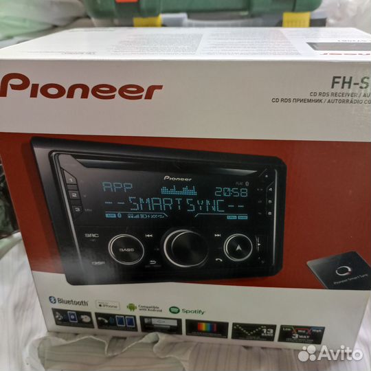 Автомагнитола Pioneer fh s720bt процессорная