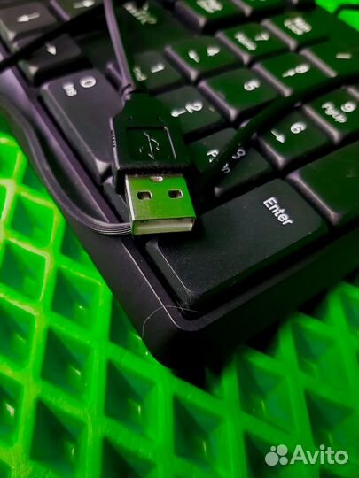 Клавиатура проводная Aceline K-1204BU, черный