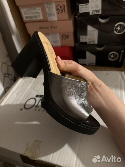 Сабо на каблуке lottini