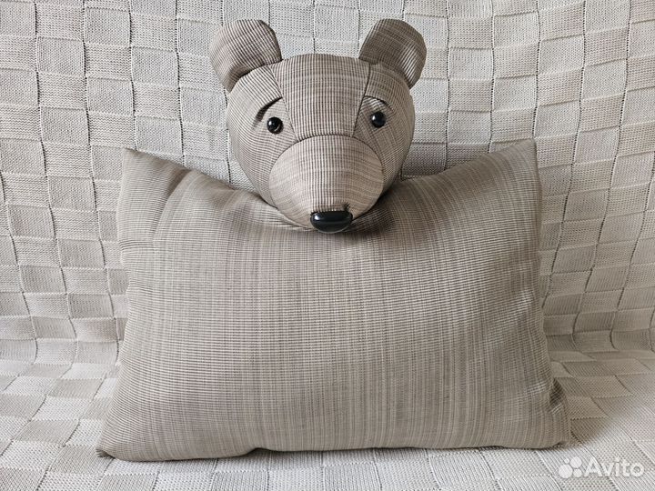 Подушка декоративная Заяц Мишка Вайбер Детская