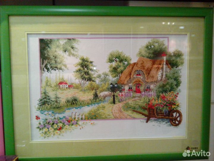 Картины вышитые крестиком