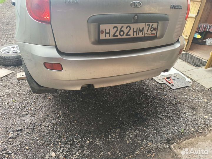 Бампер задний калина 1