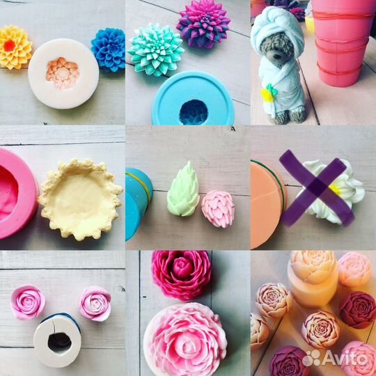 Формы для мыла силикон