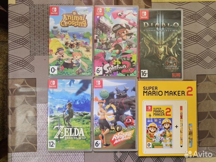 Картриджи для nintendo switch