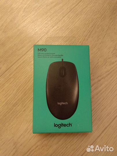 Мышь проводная logitech