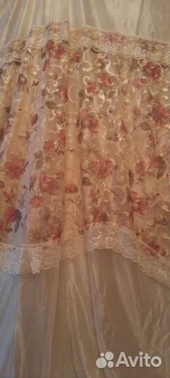 Шторы и тюль с ламбрикеном