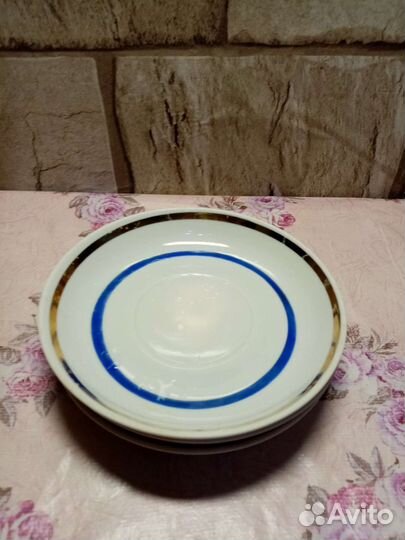 Кофейные чашки + блюдца +молочник дфз