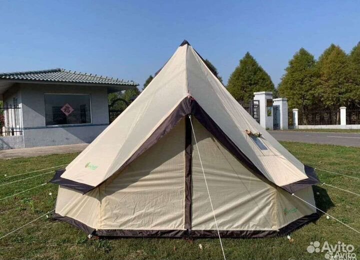 Палатка юрта с дымаходом 2907w mircamping