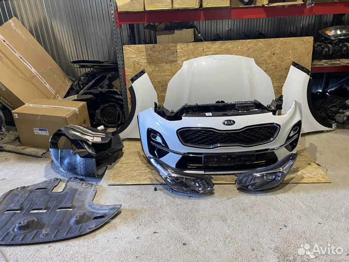Kia Sportage 4 Ноускат передняя часть морда