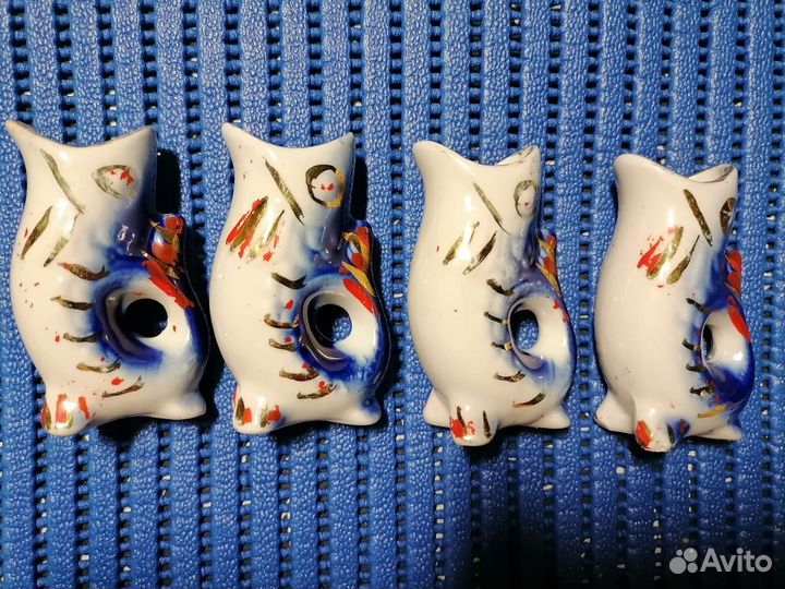 Фарфоровые рюмки рыбки