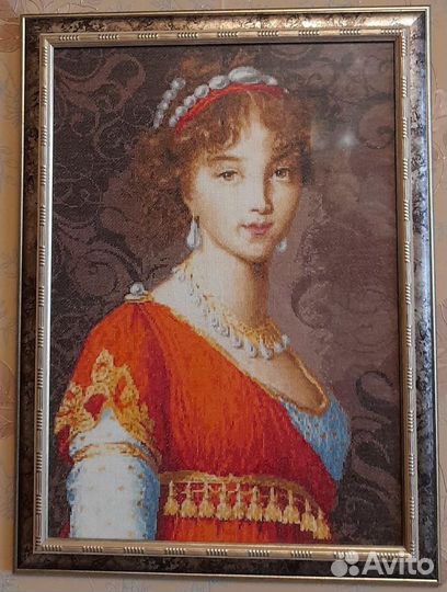 Картина вышитая крестом Великая княгиня Елизавета