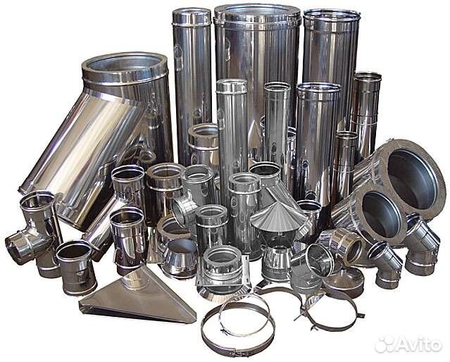 Труба для дымохода, доставка, установка