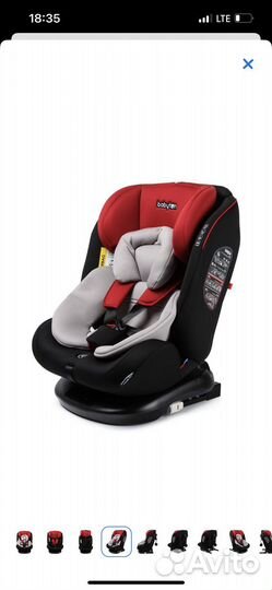 Детское автокресло от 0 до 36 кг