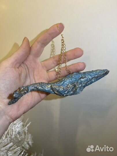 Синий Кит. Игрушки из ваты. Подвесы в машину