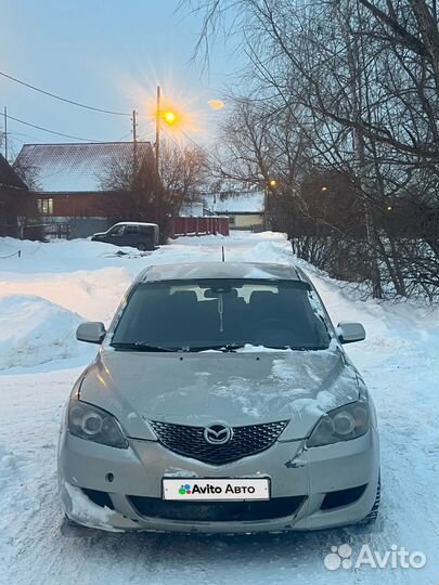 Mazda 3 1.6 МТ, 2006, 175 000 км