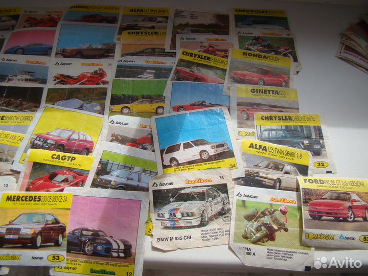 Вкладыши bombibom от жвачки