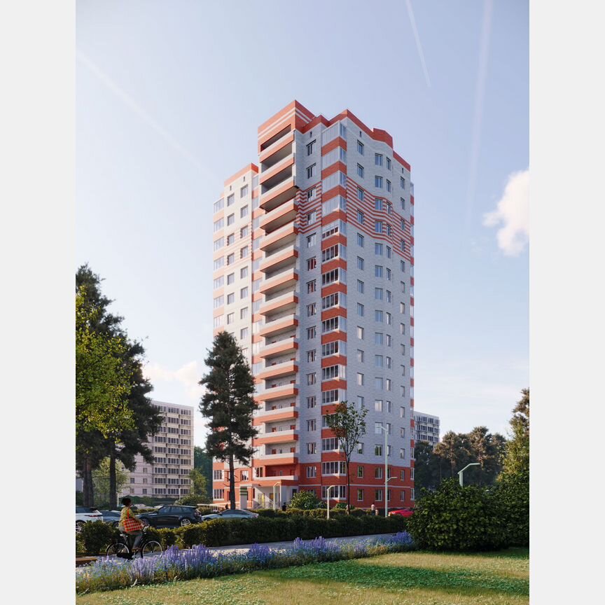 1-к. квартира, 35,8 м², 3/16 эт.
