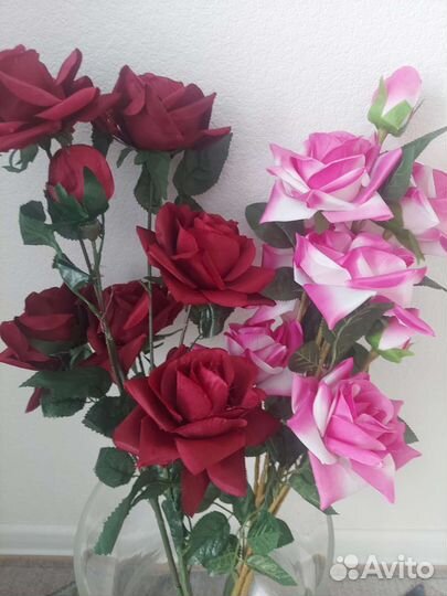 Искусственные цветы розы