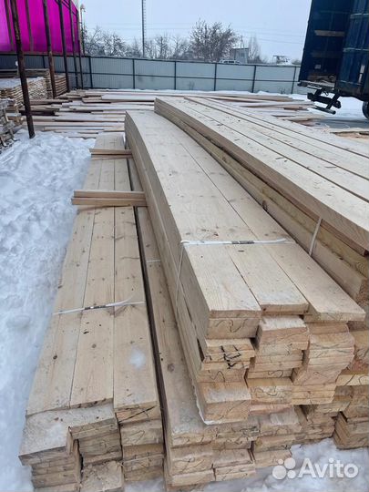 Доска обрезная сосна