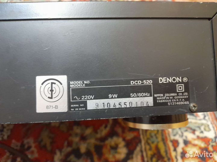 CD-проигрыватель Denon DCD-520